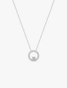 Collier en or blanc 9ct 454-55