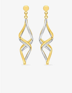 Boucles d'oreilles en or 9ct 482-93