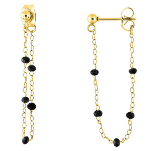 Boucles en acier doré 880j958