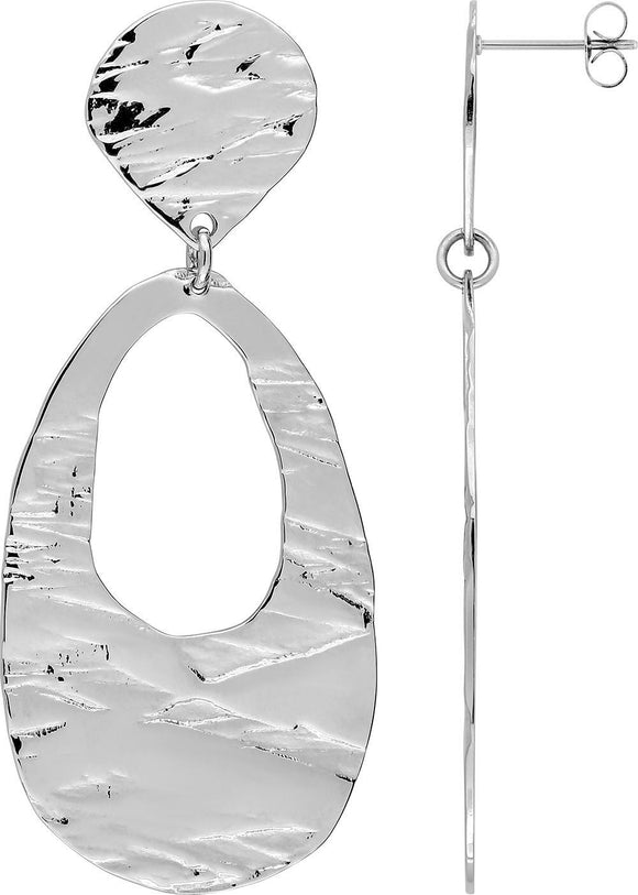 Boucles d'oreilles en acier grand modèle 435644