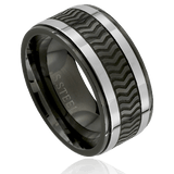 Bague en acier Gabin