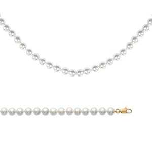 Collier Plaqué or et perles Aurelle