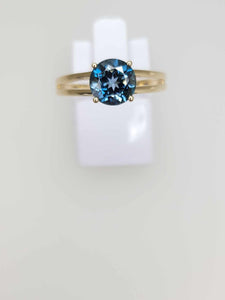 Bague en or jaune 9ct et topaze London 412-60