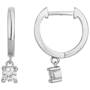 Boucles créoles argent 680-1283