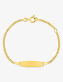 Gourmette enfant en or jaune 9ct 446j-251