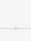 Gourmette enfant en or blanc 9ct 446-460