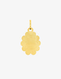 Médaille ange or jaune 9ct