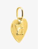 Pendentif ange coeur en or 9ct 469-234