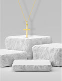 Pendentif croix en or jaune 9ct 469-317