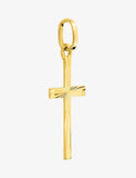 Pendentif croix en or jaune 9ct 469-317
