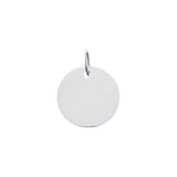 Médaille or blanc 9ct 461-71