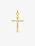 Pendentif Croix en or jaune 9ct 469-316