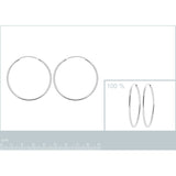 Boucles créoles Classiques 40mm 680-1223