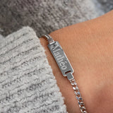 Bracelet d'identité enfant maille gourmette 643-1105