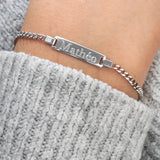 Bracelet d'identité enfant maille gourmette 643-1105