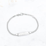 Bracelet d'identité enfant maille gourmette 643-1105