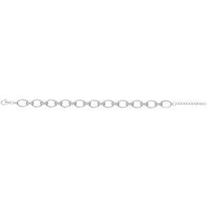 Bracelet en argent et zirconiums 645-2078