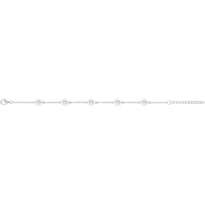 Bracelet en argent et zirconiums 645-2164