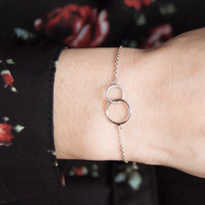 Bracelet double cercle 645-2082
