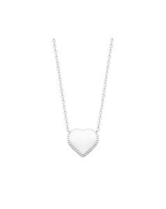 Pendentif Coeur en argent + chaine
