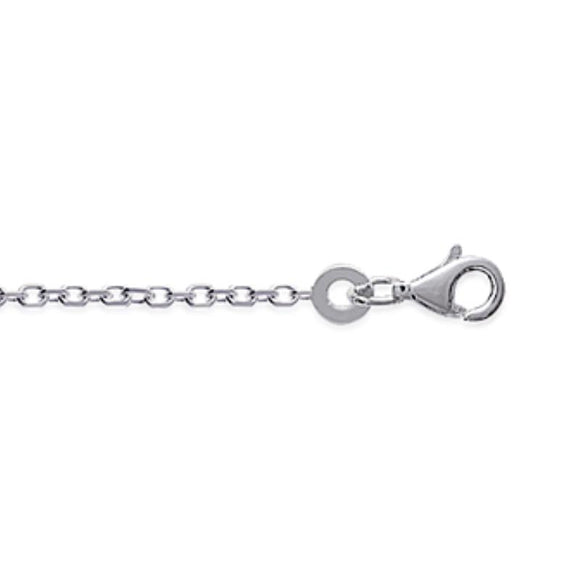 Chaine maille forçat en argent 1.45mm