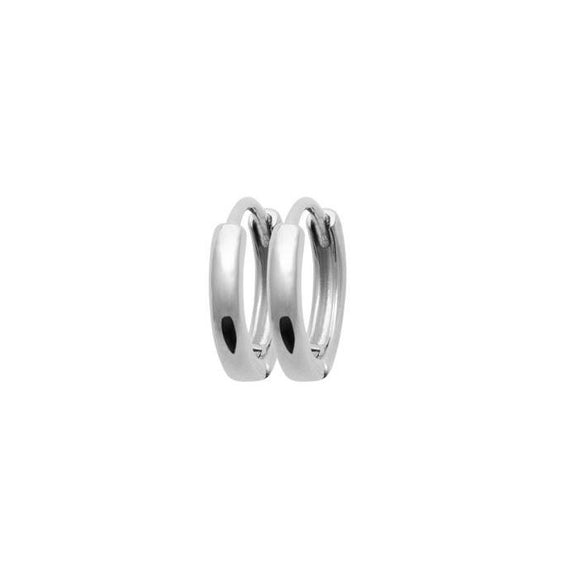 Boucles créoles en argent 12mm