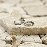 Boucles créoles en argent 12mm