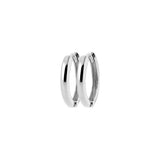 Boucles créoles en argent 14mm