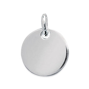 Pendentif rond en argent 660-1510