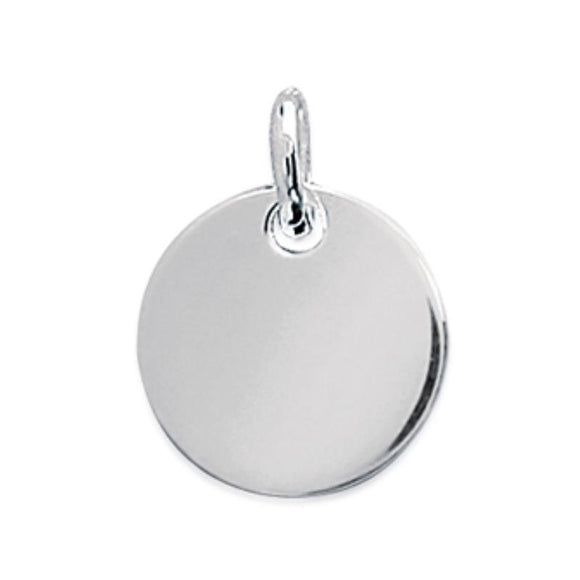 Pendentif rond en argent 660-1510