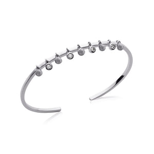 Esclave en Argent et zirconiums 642-215