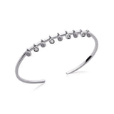Esclave en Argent et zirconiums 642-215