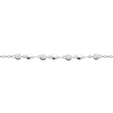 Bracelet en argent et zirconiums 645-2155