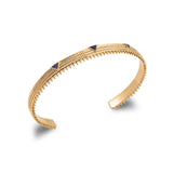 Bracelet esclave en plaqué or 744-159