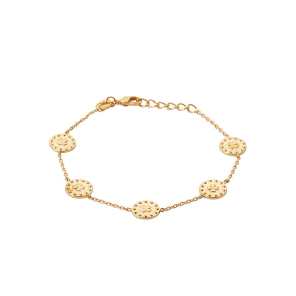 Bracelet Trèfle en plaqué or