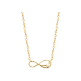 Bracelet infini en plaqué or avec zirconium 740-861