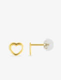Boucles d'oreilles cœur pour enfant en or 9ct 486-39