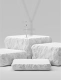 Pendentif croix en or blanc 9ct 463-319
