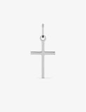 Pendentif croix en or blanc 9ct 463-319