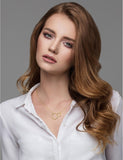 Collier 2 Anneaux or jaune 9 ct