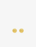Boucles d'oreilles boules diamantées en or jaune 9 ct 484-117