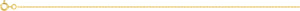 Chaine maille forçat en or jaune 9ct de 1.10mm Taille 40cm 450-610