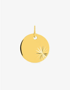 Pendentif à graver en or jaune 9ct 469-250