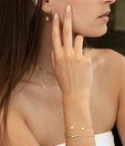 Bracelet ZAG Naëlle en acier doré ***