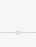 Bracelet coeur en argent personnalisable 640-870