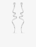 boucles d'oreilles spirales en argent 681-3175