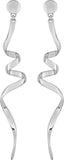 boucles d'oreilles spirales en argent 681-3175