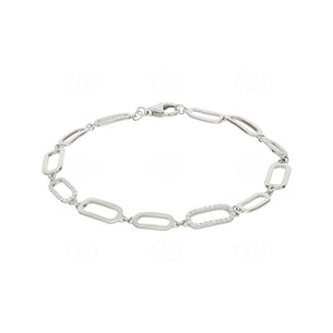Bracelet en argent et zirconiums 645-2136