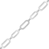 Bracelet en argent et zirconiums 645-2136