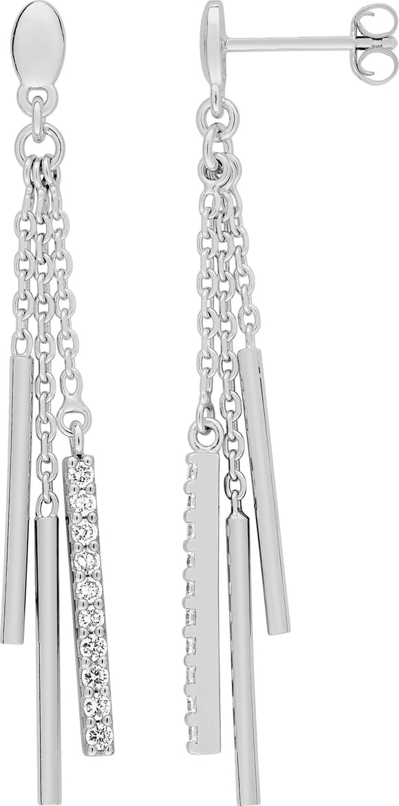 Boucles Argent Floralie